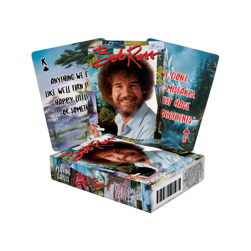 Bob Ross Quotes Playing Cards Aquarius Toys & Games - Puzzles & Games - Playing Cards