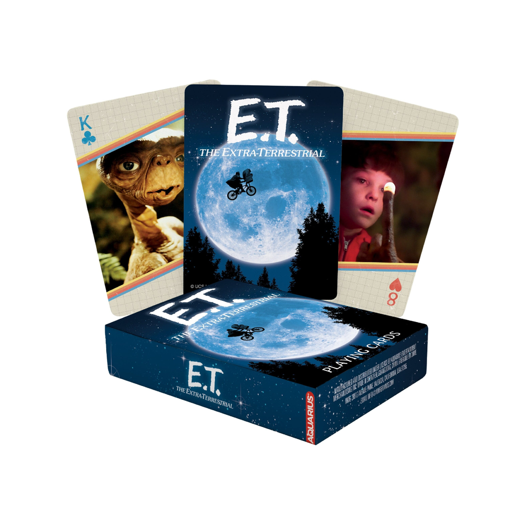 E.T. The Extra Terrestrial Playing Cards Aquarius Toys & Games - Puzzles & Games - Playing Cards