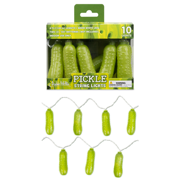 Pickle String Lights Archie McPhee Home