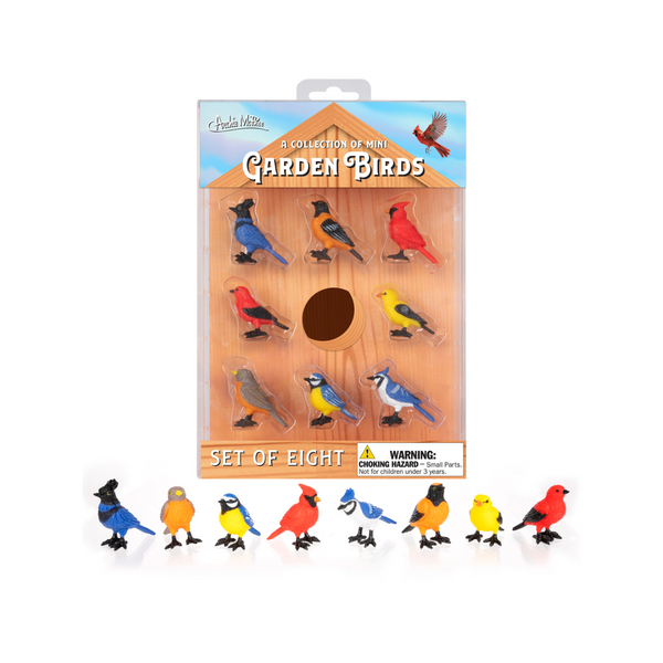 ACC COLLECTION OF MINI GARDEN BIRDS Archie McPhee Toys & Games - Action & Toy Figures