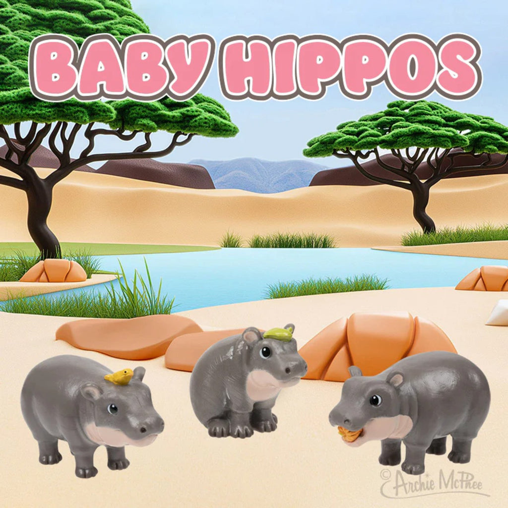 Baby Hippos Archie McPhee Toys & Games - Action & Toy Figures
