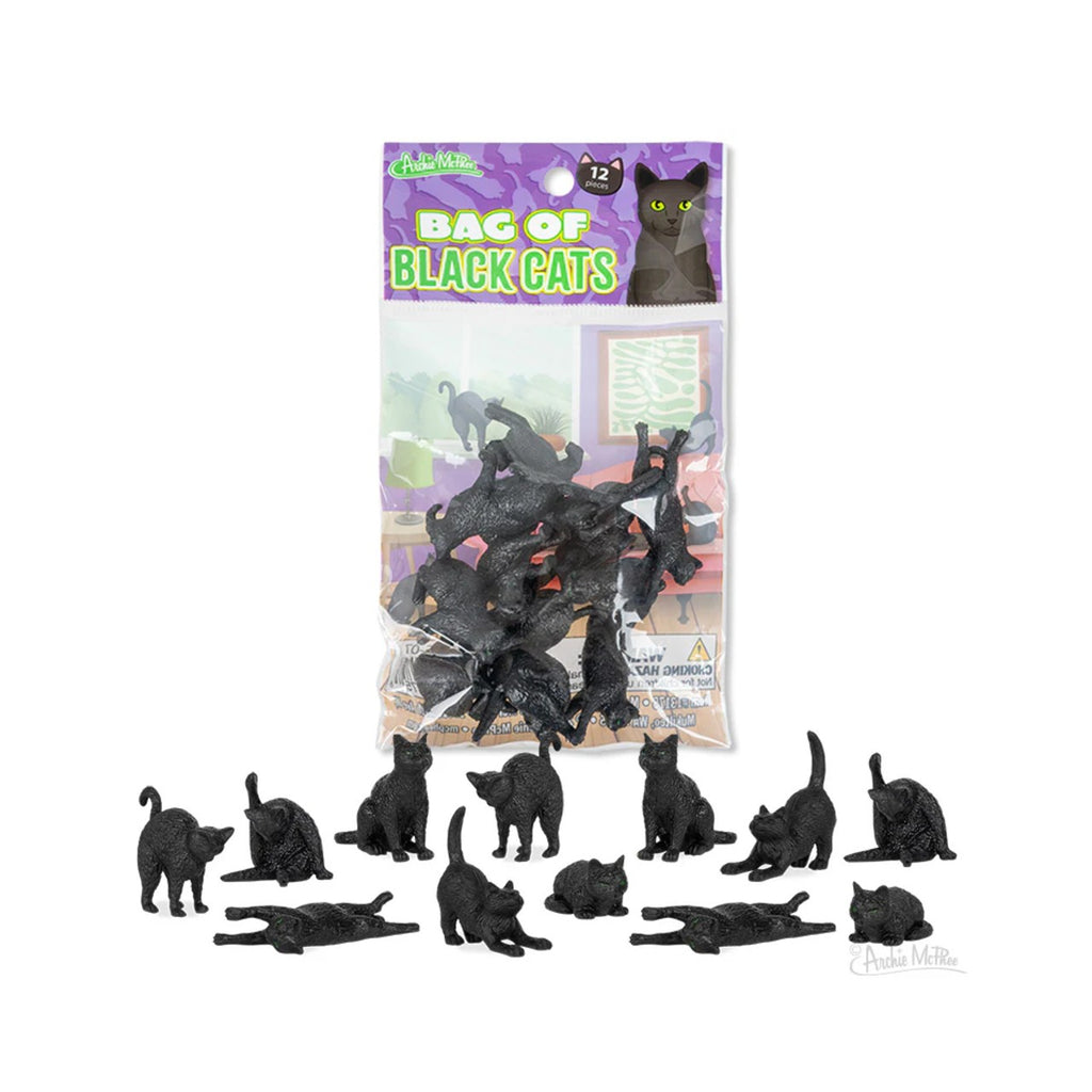 Bag Of Black Cats Archie McPhee Toys & Games - Action & Toy Figures