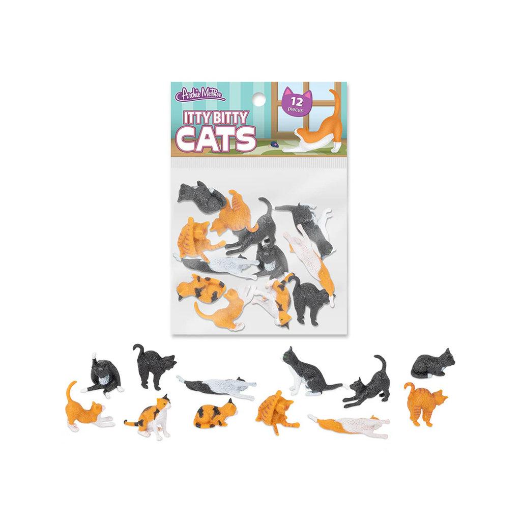 Itty Bitty Cats Archie McPhee Toys & Games - Action & Toy Figures