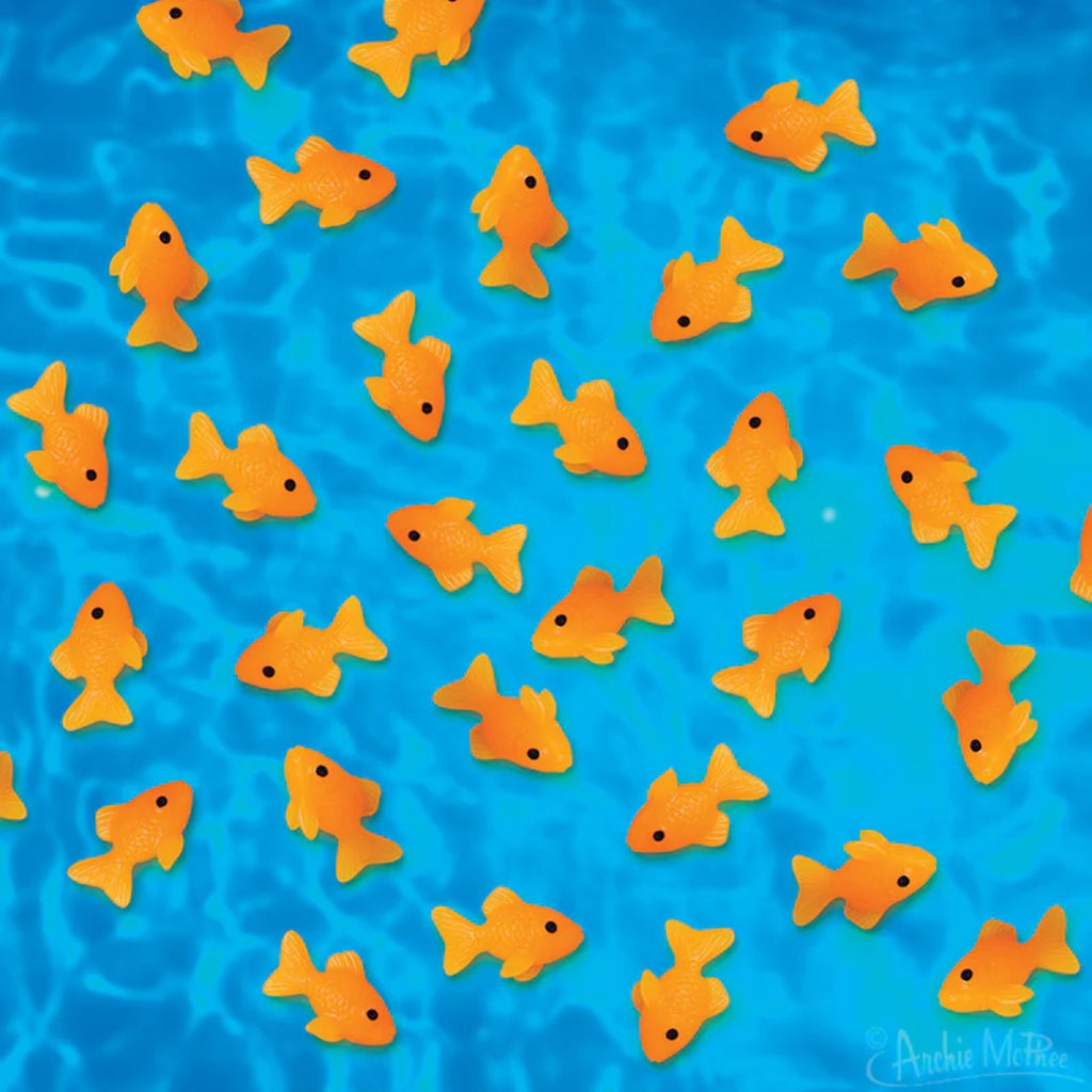 Itty Bitty Goldfish Archie McPhee Toys & Games - Action & Toy Figures