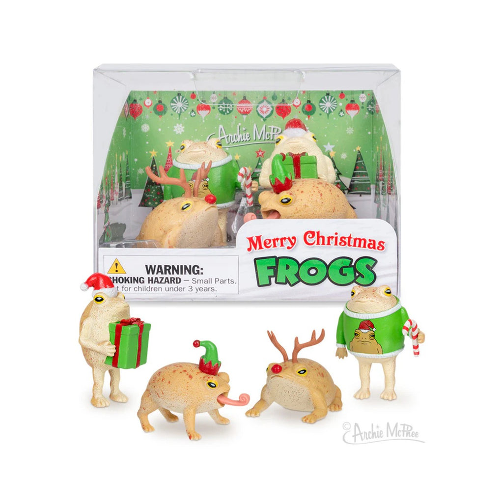 Merry Christmas Frogs Archie McPhee Toys & Games - Action & Toy Figures