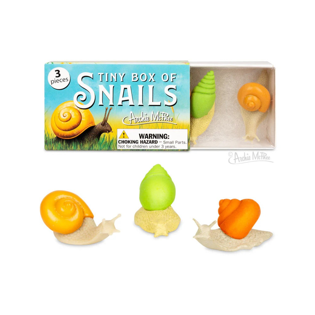 Tiny Box Of Snails Archie McPhee Toys & Games - Action & Toy Figures