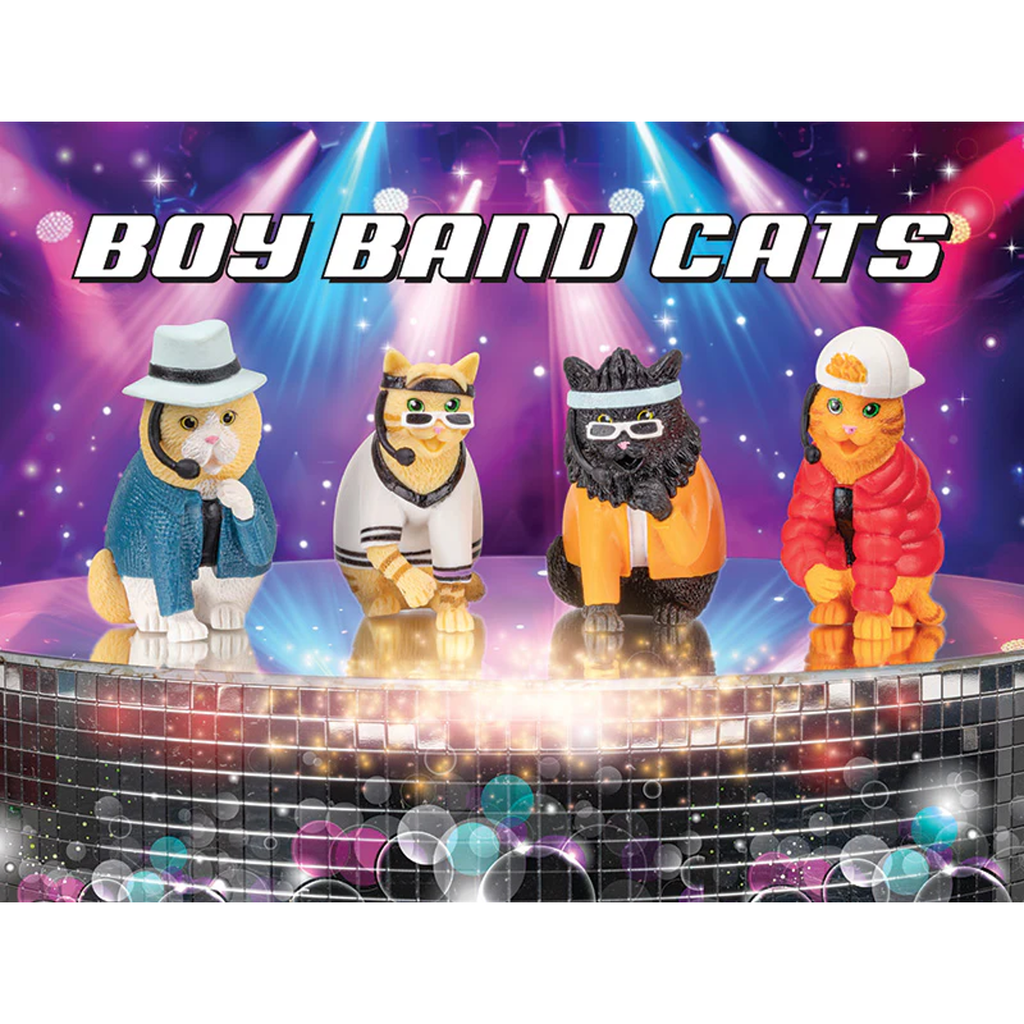 Boy Band Cats Figures Archie McPhee Toys & Games