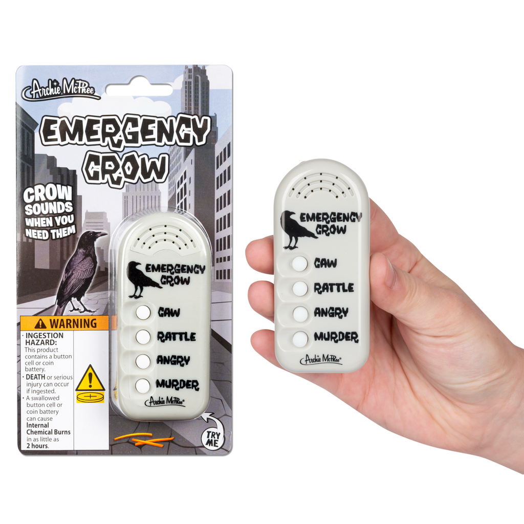 Emergency Crow Sounds Noisemaker Toy Archie McPhee Toys & Games