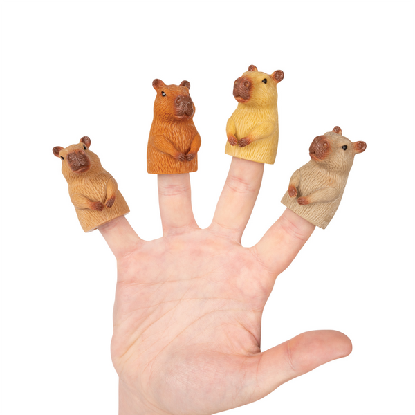 ACC FINGER CAPYBARAS ASSORTED Archie McPhee Toys & Games - Finger Puppets - Animals