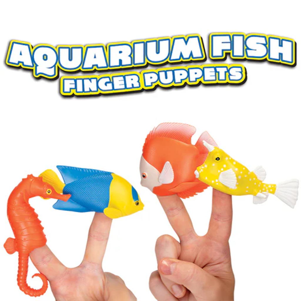 Aquarium Finger Fish Archie McPhee Toys & Games - Finger Puppets - Animals