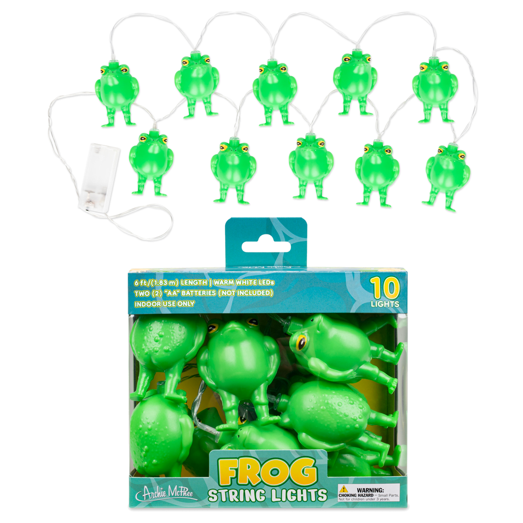 Frog String Lights Archie McPhee Toys & Games