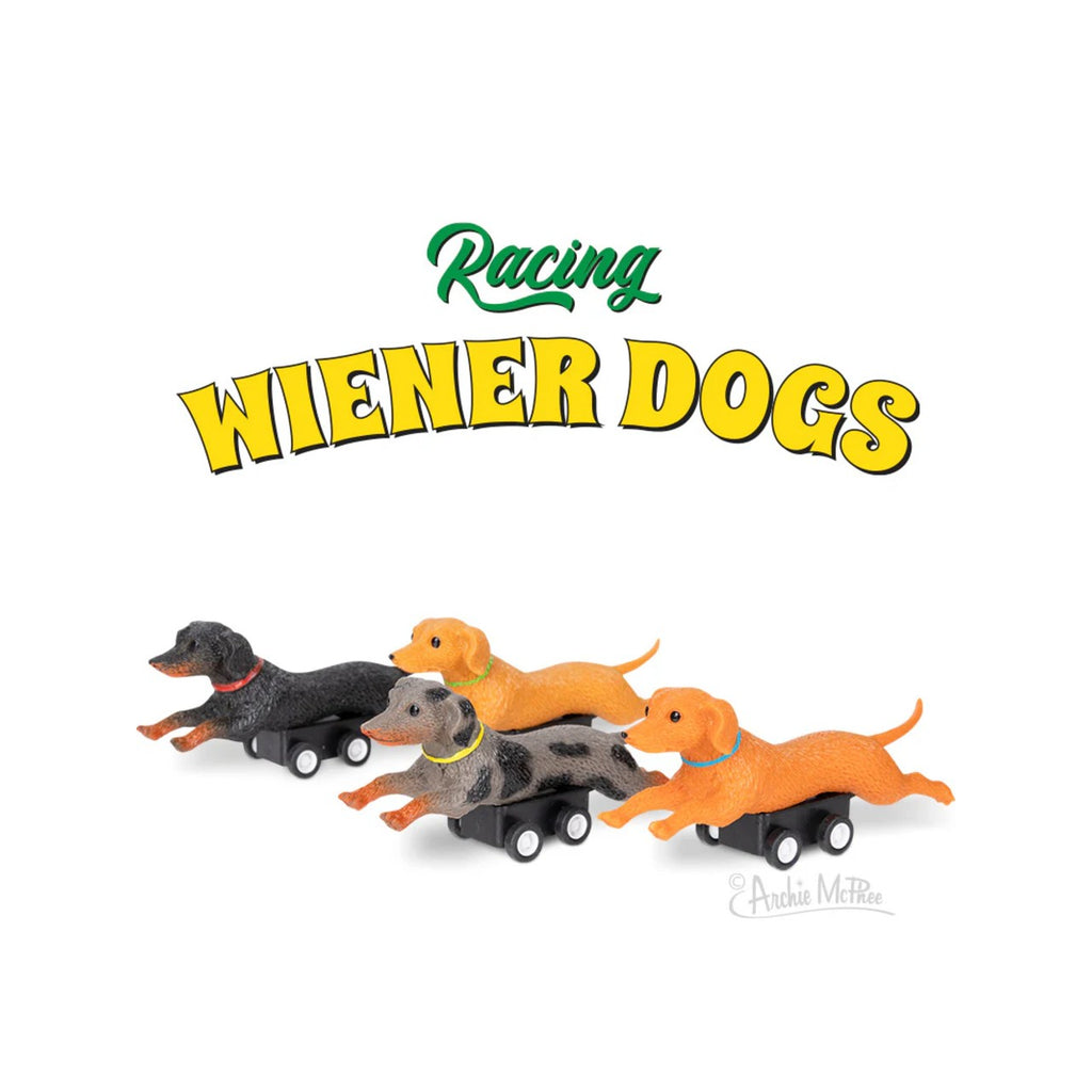 Racing Wiener Dogs Archie McPhee Toys & Games - Wind-Up Toys