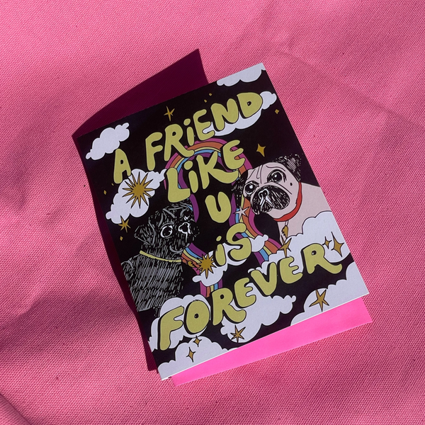 Forever Friend Blank Card Ash & Chess Cards - Any Occasion