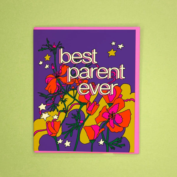 Best Parent Ever Mother's Day Father's Day Card Ash & Chess Cards - Holiday - Mother's Day