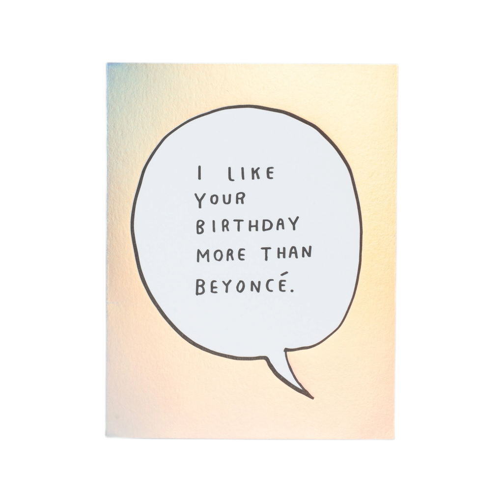 Beyonce Birthday Card – Urban General Store