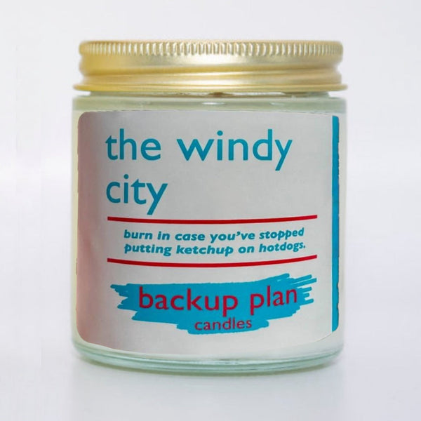 4oz The Windy City Candle Backup Plan Candles Home - Candles