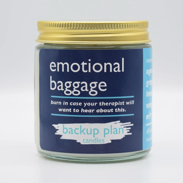 Emotional Baggage Candle Backup Plan Candles Home - Candles