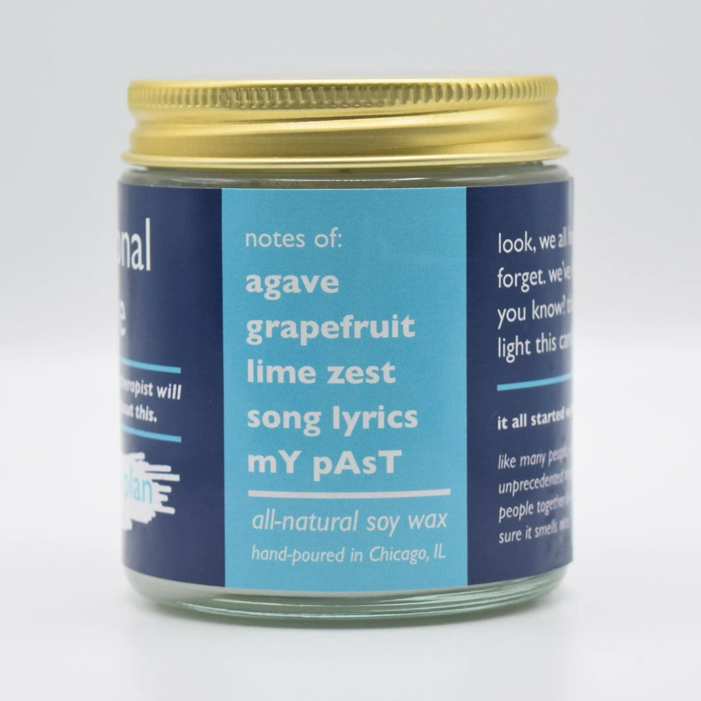 Emotional Baggage Candle Backup Plan Candles Home - Candles