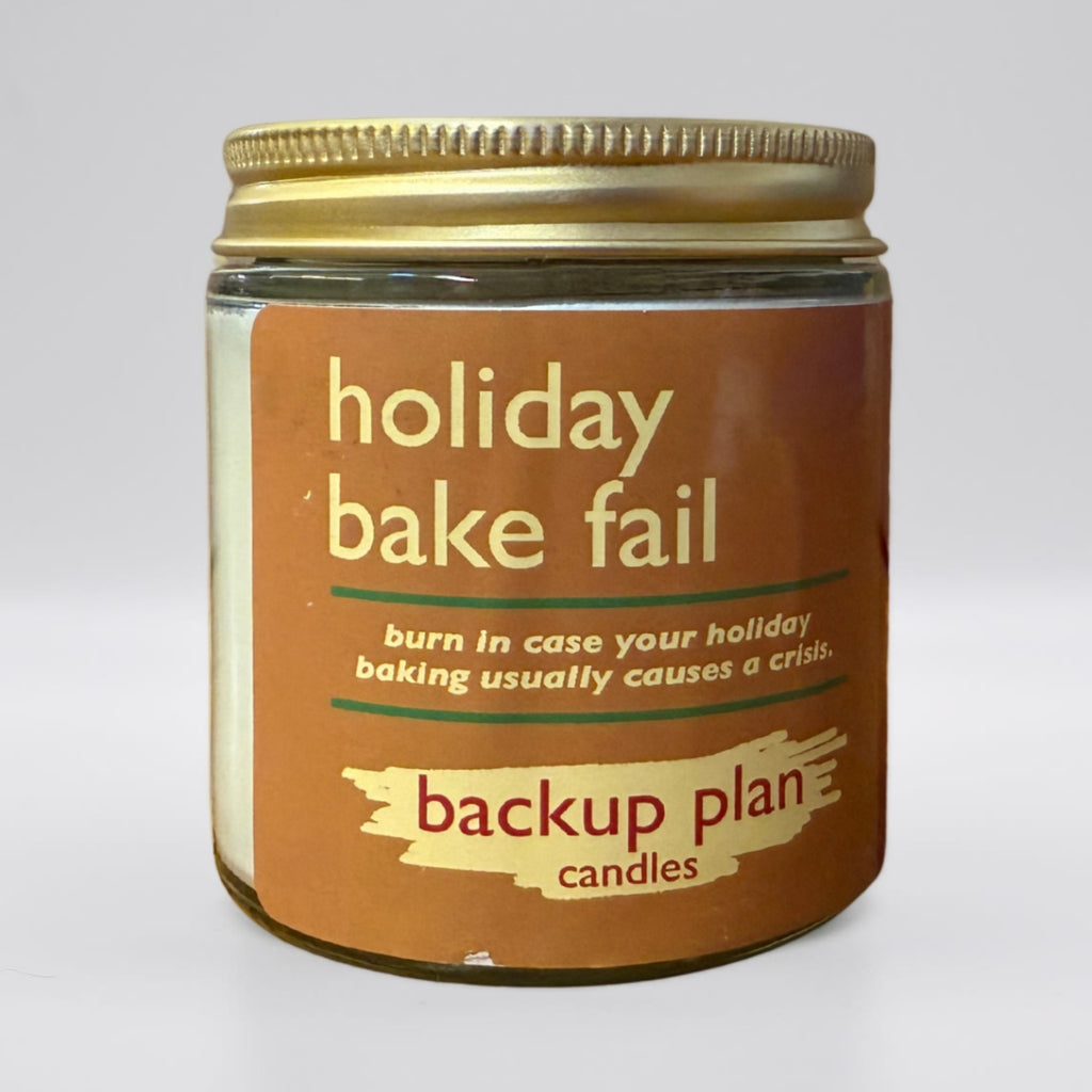 Holiday Bake Fail Candle Backup Plan Candles Home - Candles