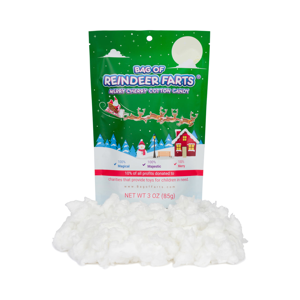 Bag Of Reindeer Farts Cotton Candy Bag Of Farts Candy, Chocolate & Gum - Holiday