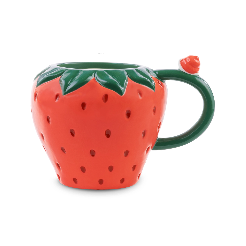 Strawberry Ceramic Mug Ban.do Home - Mugs & Glasses