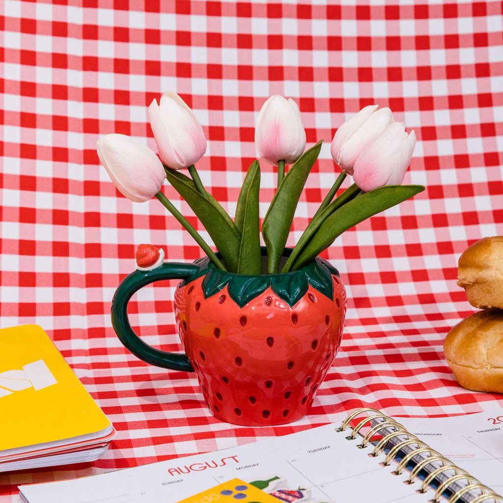 Strawberry Ceramic Mug Ban.do Home - Mugs & Glasses