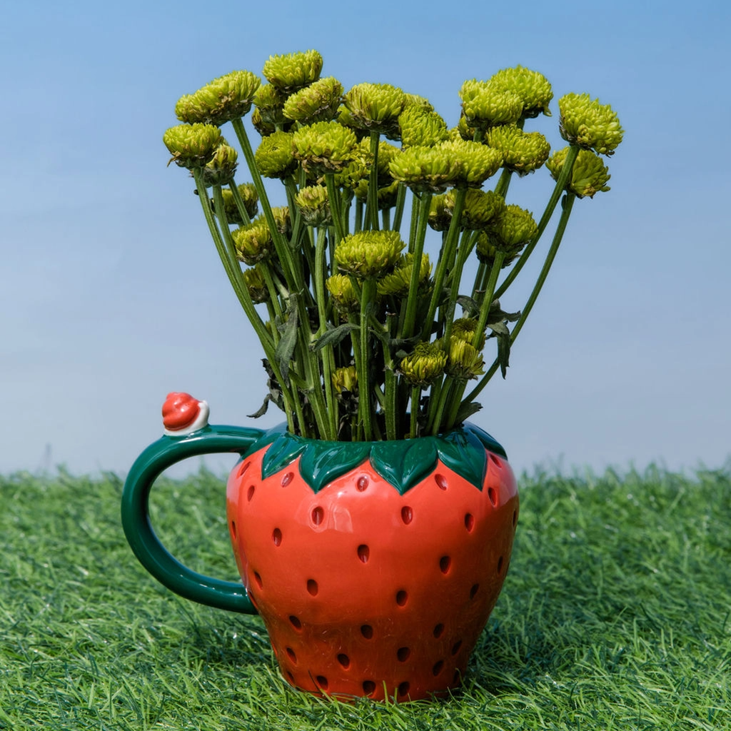 Strawberry Ceramic Mug Ban.do Home - Mugs & Glasses