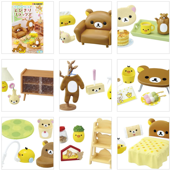 Relaxing in the Rilakkuma Room Rement Blind Box Toy BCmini Toys & Games