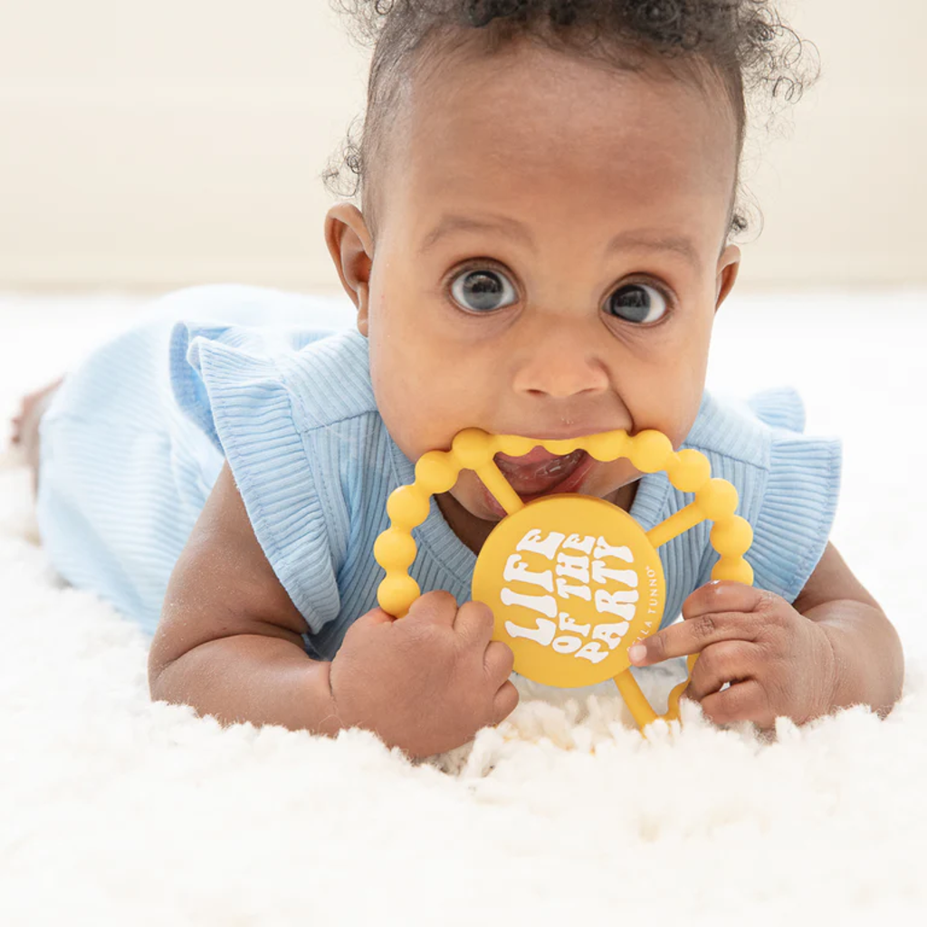 Life Of The Party Happy Teether Bella Tunno Baby & Toddler - Pacifiers & Teethers