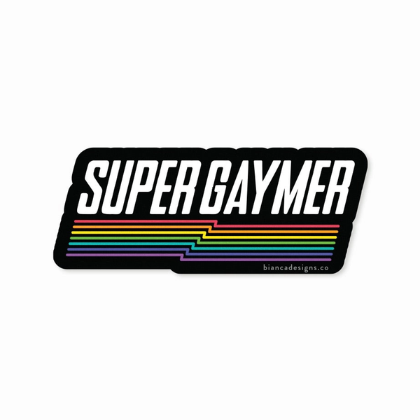 Super Gaymer Sticker Biancas Design Shop Impulse - Decorative Stickers