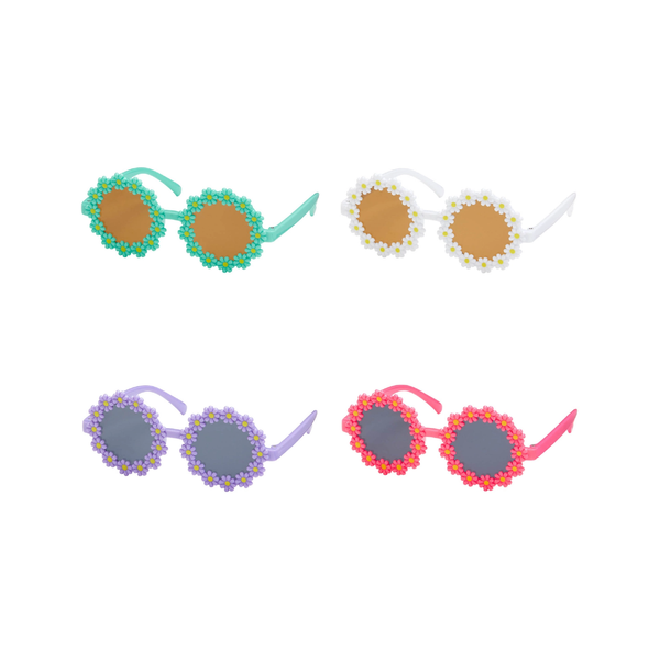 Daisy Flower Frame Sunglasses - Kids Blue Gem Sunglasses Apparel & Accessories - Summer - Sunglasses