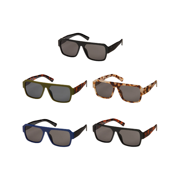 Heritage Modern Square Aviator Sunglasses - Adult Blue Gem Sunglasses Apparel & Accessories - Summer - Sunglasses