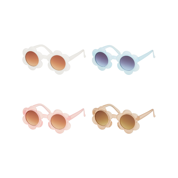 Milky Pastel Flower Sunglasses - Kids Blue Gem Sunglasses Apparel & Accessories - Summer - Sunglasses