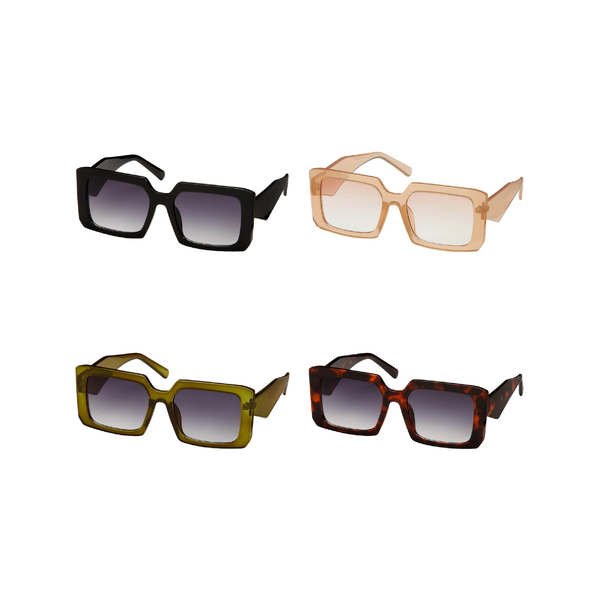 Oversized Square Sunglasses - Adult Blue Gem Sunglasses Apparel & Accessories - Summer - Sunglasses