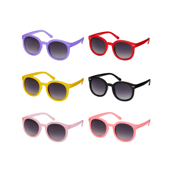 Pop Color Roundies Sunglasses - Kids Blue Gem Sunglasses Apparel & Accessories - Summer - Sunglasses