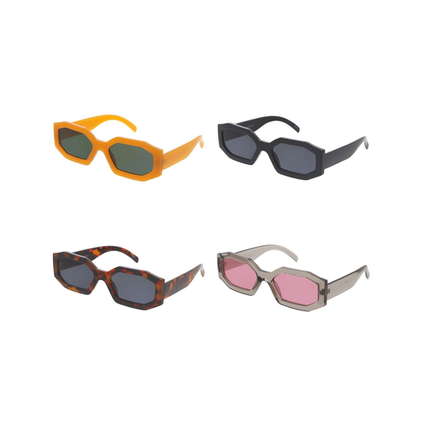 Rose Geo Sunglasses - Adult Blue Gem Sunglasses Apparel & Accessories - Summer - Sunglasses