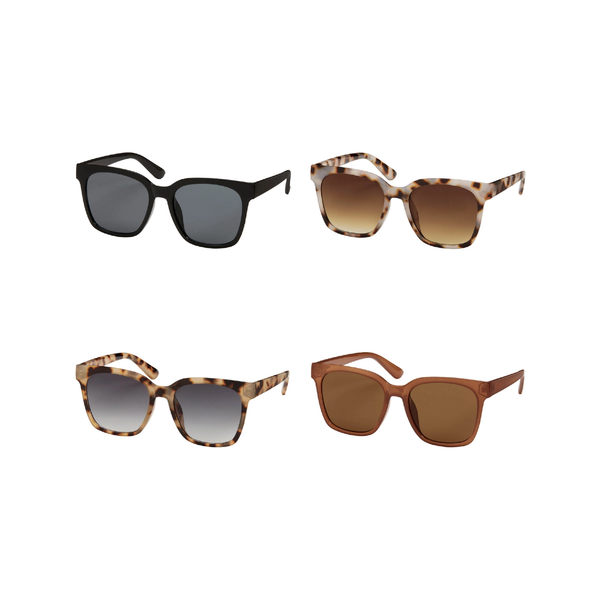 Rose Glam Square Sunglasses - Adult Blue Gem Sunglasses Apparel & Accessories - Summer - Sunglasses