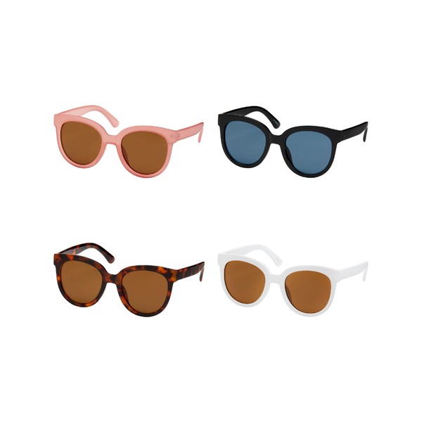 Rose Round Cat Eye Sunglasses - Adult Blue Gem Sunglasses Apparel & Accessories - Summer - Sunglasses