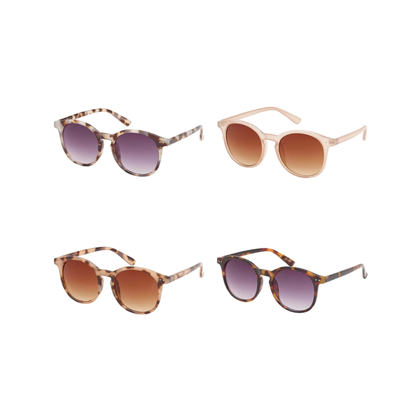 Rose Round Keyhole Sunglasses - Adult Blue Gem Sunglasses Apparel & Accessories - Summer - Sunglasses
