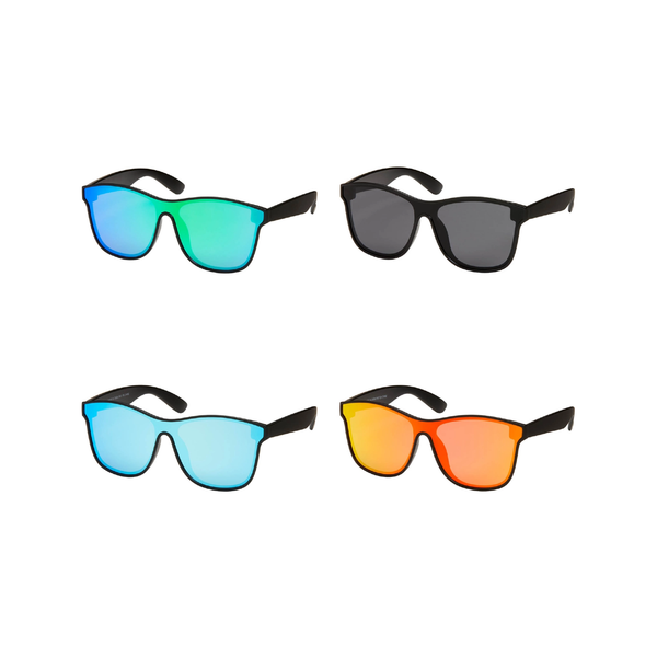 Shields Flat Mirror Lens Sunglasses - Adult Blue Gem Sunglasses Apparel & Accessories - Summer - Sunglasses