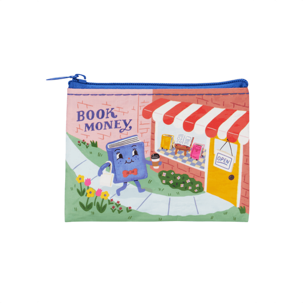 Book Money Coin Purse Blue Q Apparel & Accessories - Bags - Coin Purses & Wallets