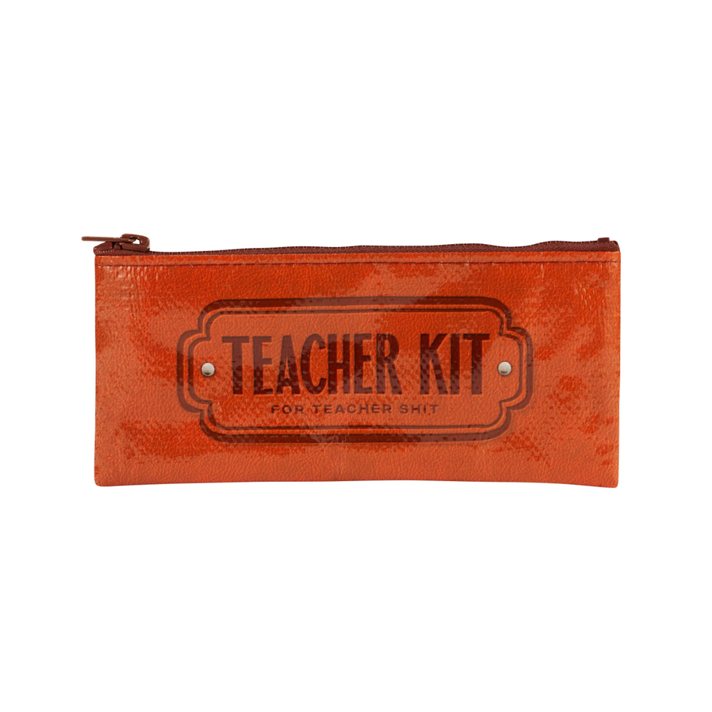 BLQ PENCIL CASE TEACHER KIT FOR TEACHER SHIT Blue Q Apparel & Accessories - Bags - Pouches & Cases - Pen & Pencil Cases
