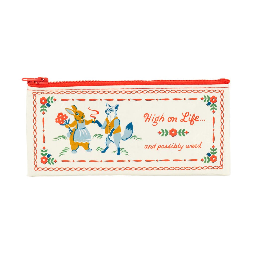 High On Life Pencil Case Blue Q Apparel & Accessories - Bags - Pouches & Cases - Pen & Pencil Cases