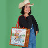 Boss Kitty Shopper Tote Bag Blue Q Apparel & Accessories - Bags - Reusable Shoppers & Tote Bags