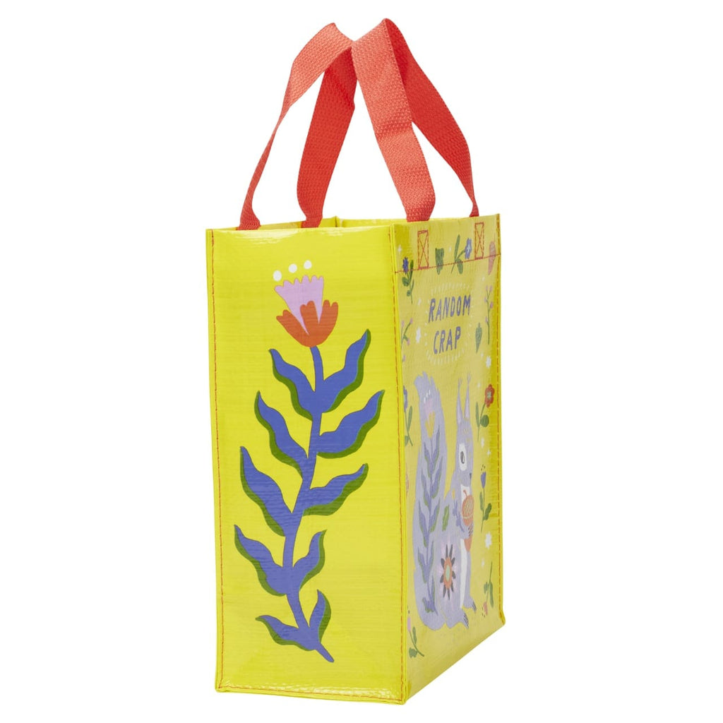 Random Crap Handy Tote Bag Blue Q Apparel & Accessories - Bags - Reusable Shoppers & Tote Bags