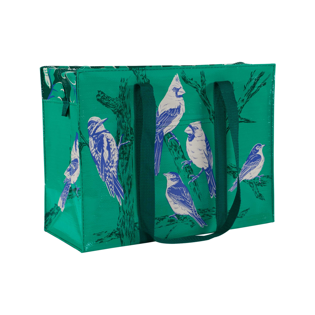 Songbird Shoulder Tote Blue Q Apparel & Accessories - Bags - Reusable Shoppers & Tote Bags