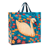Swan Shopper Tote Bag Blue Q Apparel & Accessories - Bags - Reusable Shoppers & Tote Bags