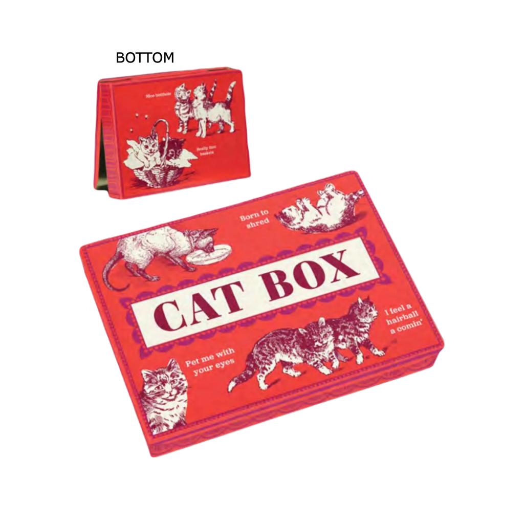 Cat Box Poket Box Blue Q Apparel & Accessories