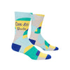Cool Ass Uncle Crew Socks - Mens Blue Q Apparel & Accessories - Socks - Adult - Mens