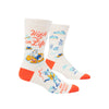 High On Life & Possibly Weed Crew Socks - Mens Blue Q Apparel & Accessories - Socks - Adult - Mens